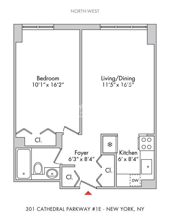 Condo Cathedral Parkway  Manhattan, NY 10026, MLS-CR104-2